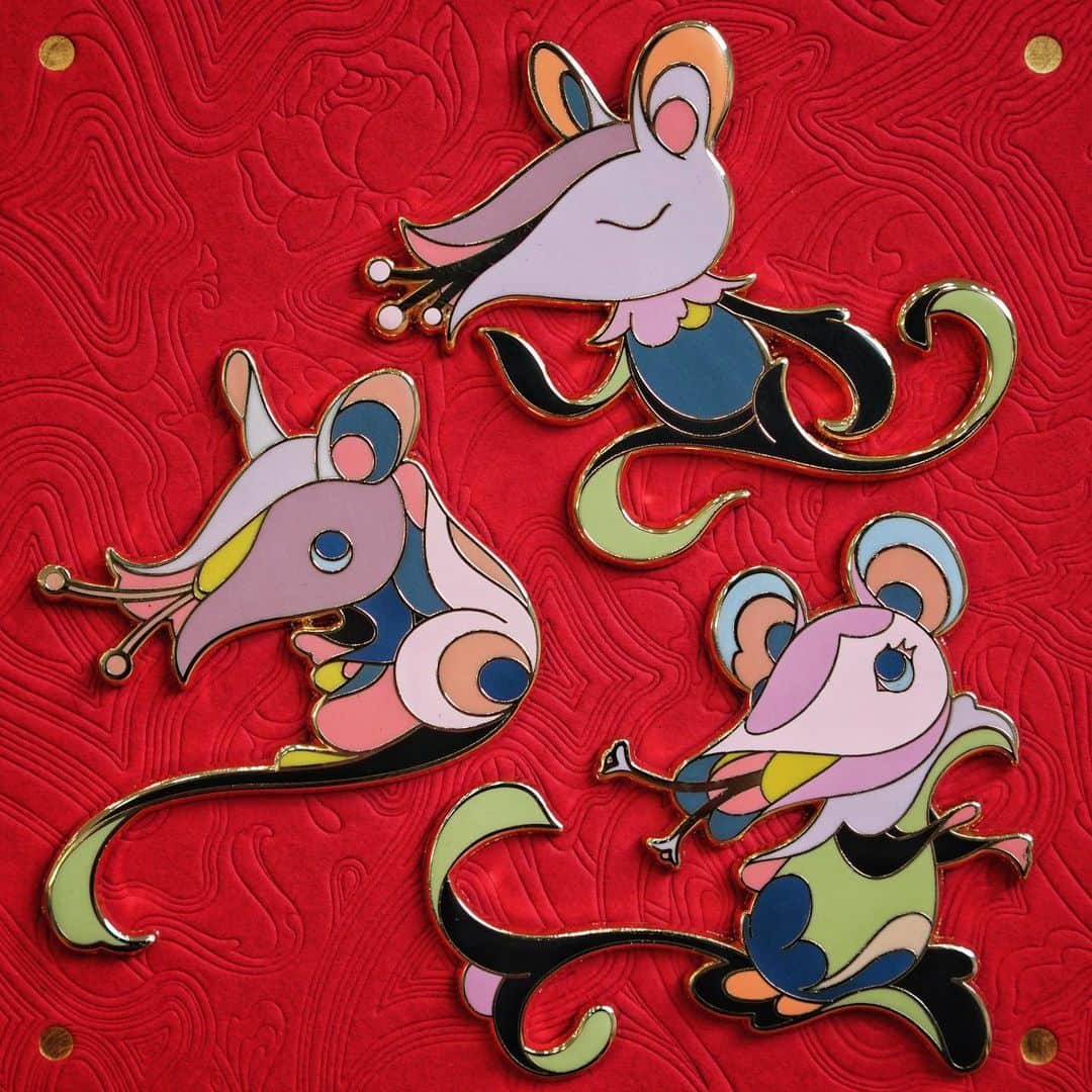 ジェームス・ジーンさんのインスタグラム写真 - (ジェームス・ジーンInstagram)「The three wise mice wish you a Merry Christmas ✨🎄✨」12月26日 1時23分 - jamesjeanart