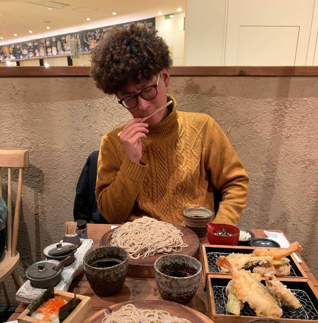 浜田さんのインスタグラム写真 - (浜田Instagram)「天婦羅蕎麦座頭市」12月26日 2時16分 - eijump
