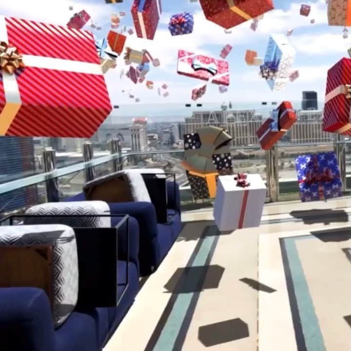 Palms Casino Resortのインスタグラム：「Santa, forgetting something? Happy holidays from PALMS. By: @vernbestintheworld」