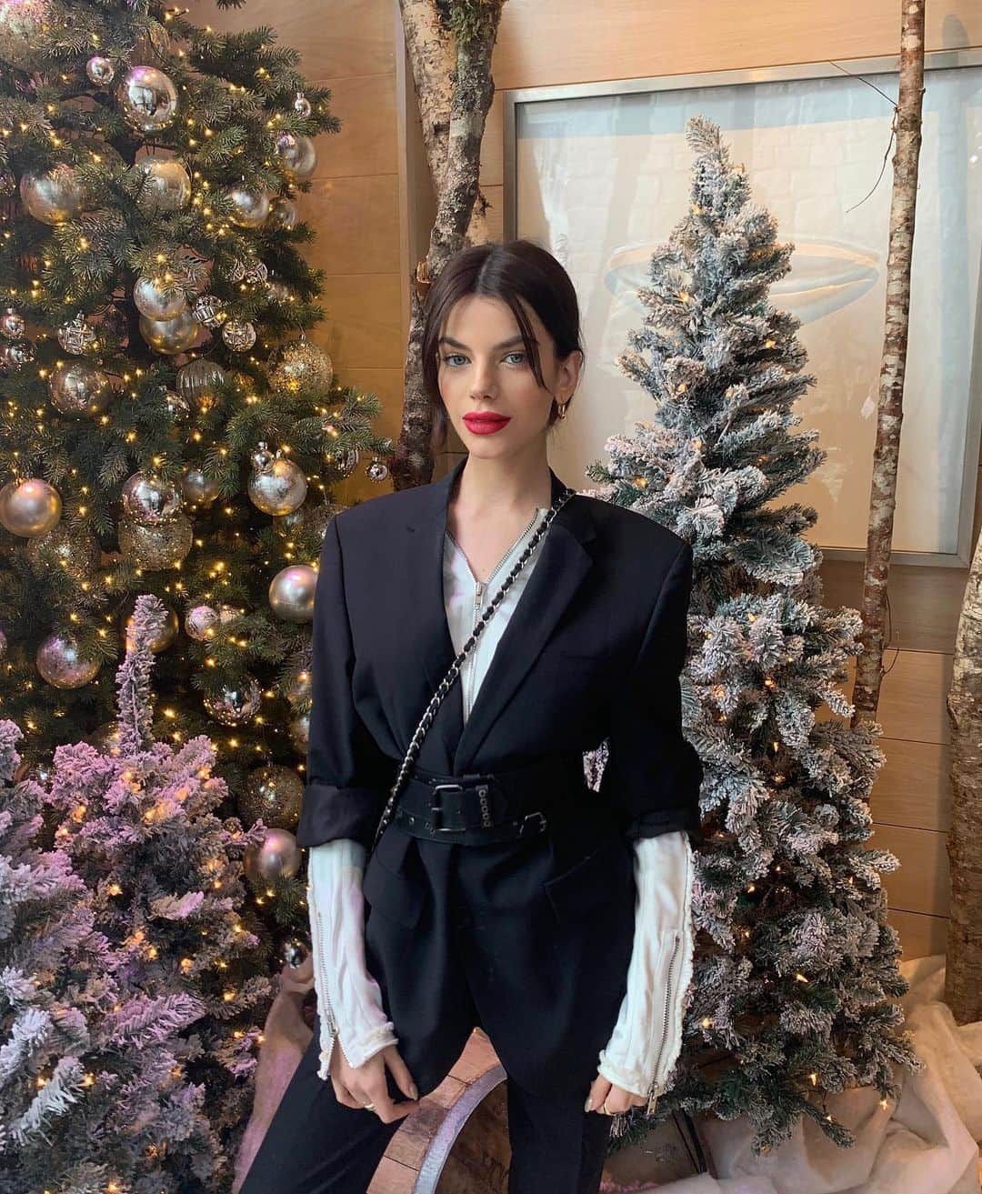 ソニア・ベン・アンマーのインスタグラム：「Joyeux Noël 🤍」