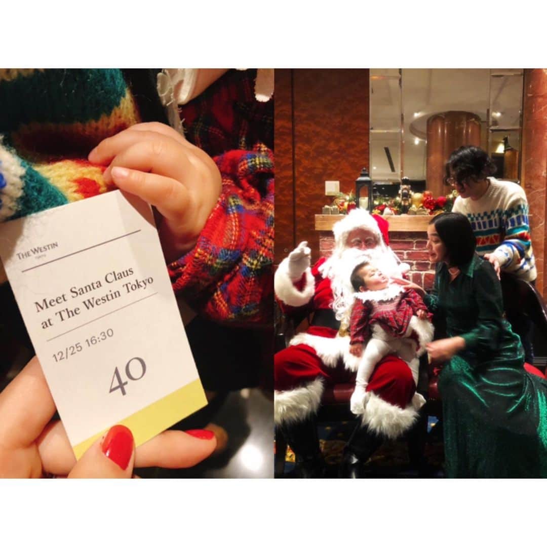 我妻三輪子さんのインスタグラム写真 - (我妻三輪子Instagram)「Merry Christmas 2019🎅🎄🌟 #wagamiwaBABY」12月26日 9時51分 - wagamiwa