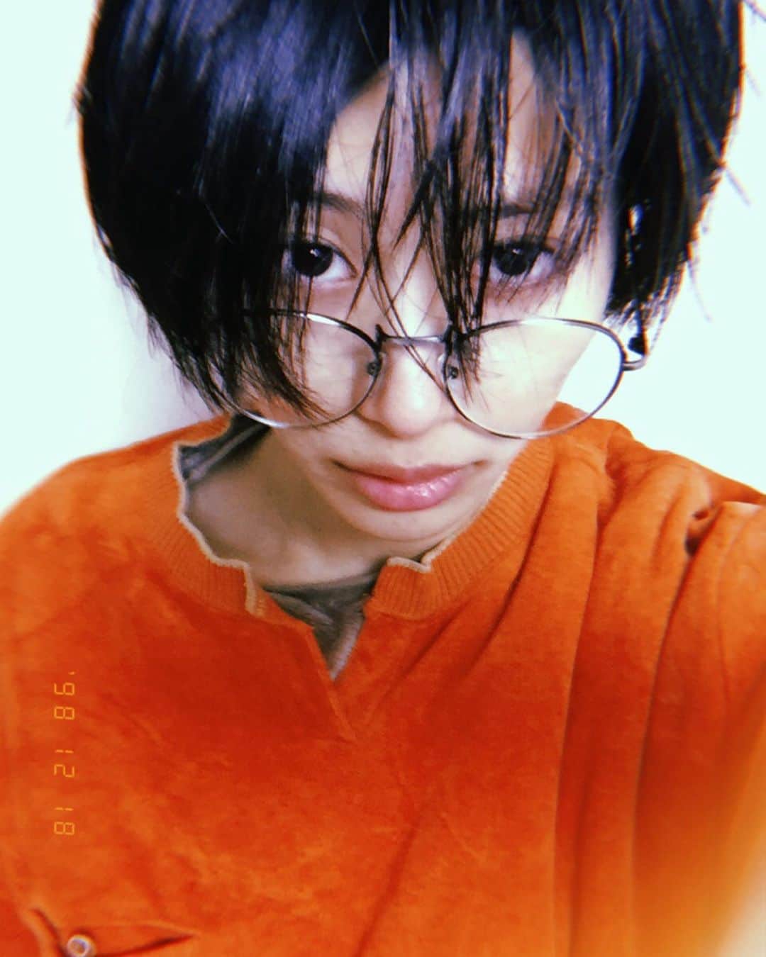 春川芽生のインスタグラム：「一昨年の今頃🍊ドライヤーサボりがち問題。」