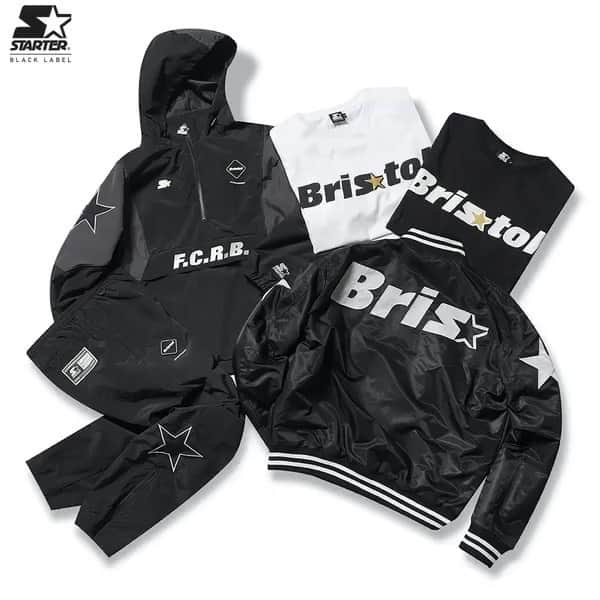 のインスタグラム：「SOPH. 2020 NEW YEAR'S  ITEM ⠀ F.C.Real Bristolより、スポーツの祭典が開催される2020年のスタートに相応しいニューイヤーアイテムがローンチ。 ⠀ 1970 年代のストリートカルチャー黎明期にスポーツとポップカルチャーをいちはやくコネクトし、独自のシーンを創り上げてきた＜STARTER＞のファッションコンシャスラインである＜STARTER BLACK LABEL＞との初となるコラボレーションが実現。 ⠀ イメージカラーであるブラックを基調に、両ブランドのアイコンを掛け合わせたコラボレーションならではのグラフィックや F.C.R.B. のアイコンであるスターをアタッチしたシンボリックなデザイン。 ⠀ リバーシブル仕様のスタジアムジャケットをはじめ、 プルオーバーアノラック、トラックパンツ、T シャツの 4 アイテムがラインナップ。 ⠀ 国内 SOPH.shops 、国内正規ディーラーにて2020年1月2日（木）より、SOPH.ONLINE STOREにて1月6日（月）より発売予定。 ⠀ ・STARTER BLACK LABEL REVERSIBLE STADIUM JACKET : ¥38,000 + TAX ・STARTER BLACK LABEL ANORAK JACKET : ¥26,000 + TAX ・STARTER BLACK LABEL WARM UP PANTS : ¥18,000 + TAX ・STARTER BLACK LABEL BIG TEE : ¥7,500 + TAX ⠀ www.soph.net/shop/ . #SOPH2020_NewyearsItem #FCRB #STARTER #STARTERBLACKLABEL #FCRBxSTARTERBLACKLABEL @starterofficial @starterblklabel  @starterblacklabel.jp」