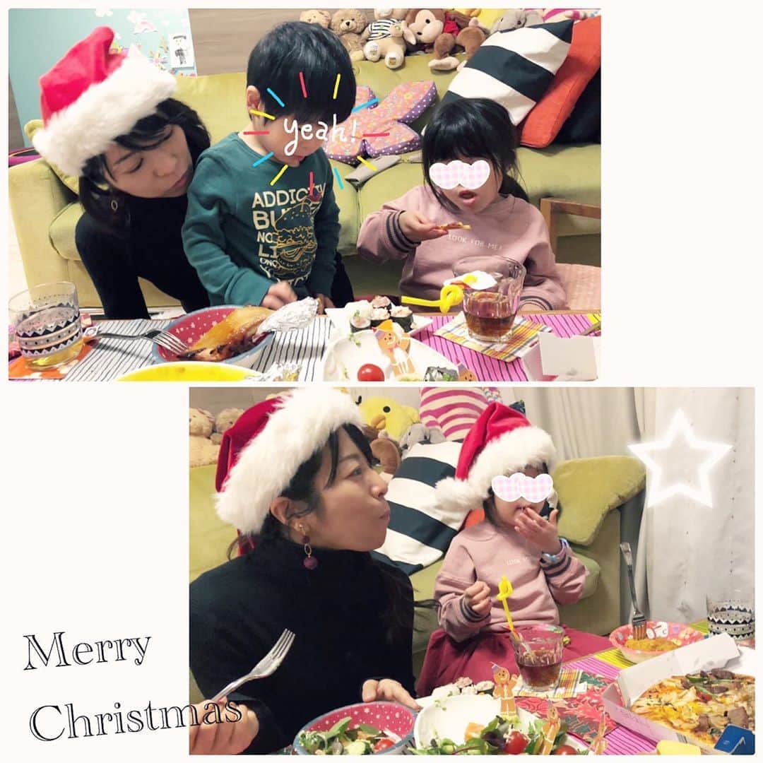 三倉茉奈さんのインスタグラム写真 - (三倉茉奈Instagram)「昨日は佳奈ファミリーとクリスマス☺︎ピザ食べてチキン食べて遊んで、ほっこり。 サンタさんがプレゼントくれたと嬉しそうに話してくれた。サンタさんからのお手紙✉️も見せてもらった✨良かったねー！ #christmas #party #niece #nephew #love」12月26日 12時29分 - mana_mikura_official