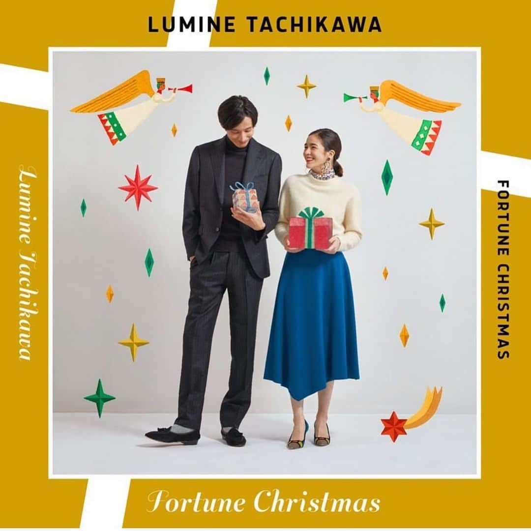 ケルク ハナのインスタグラム：「クリスマス🎄🎅 ・ LUMINE TACHIKAWA Fortune Christmas🎁」