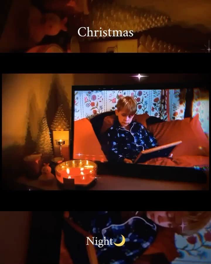 RIKAのインスタグラム：「🎅🏻🌲🌙🧣🕯」