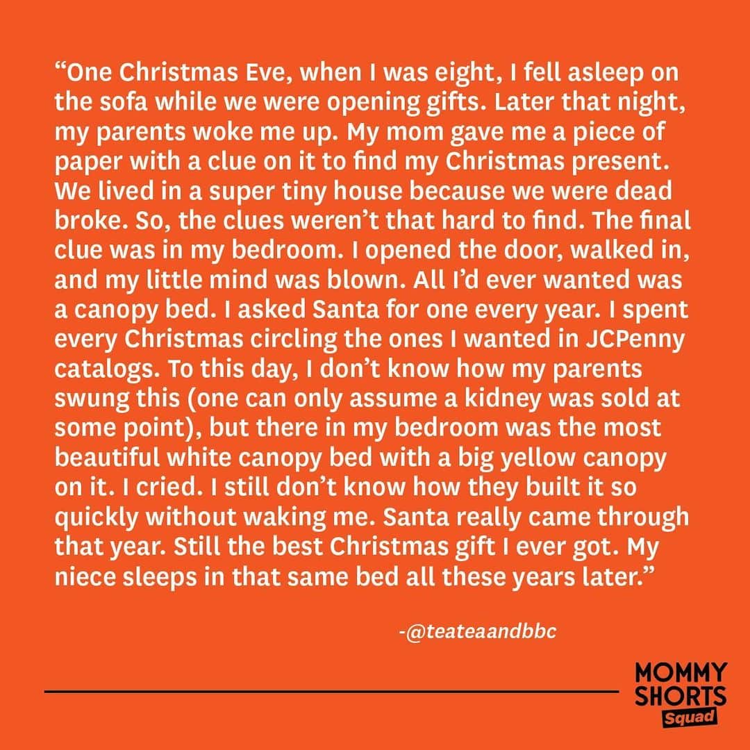 Average Parent Problemsさんのインスタグラム写真 - (Average Parent ProblemsInstagram)「Over on @mommyshortssquad, I asked everyone to share something that happened in their childhood or with their own kids that helped keep the magic of the holidays alive. There were over 1700 responses, each one more magical than the next. Swipe left to read a few of my favorites! Then click the link my bio to read 30 more!」12月26日 13時11分 - averageparentproblems