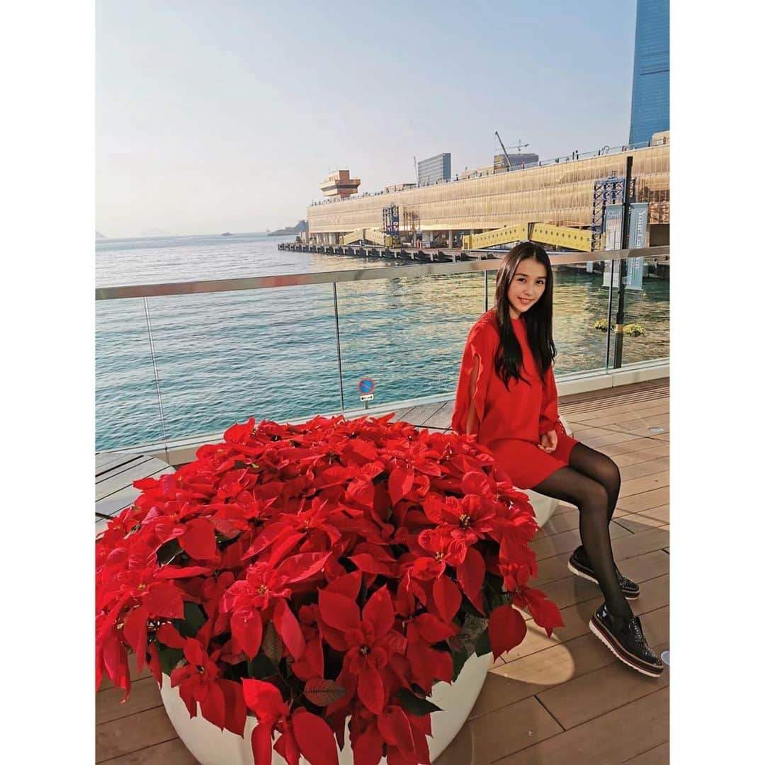 渡辺未優のインスタグラム：「. Happy Holidays🧣 . 香港ではクリスマスの翌日は ボクシングデーとかいう祝日らしい。 . Boxを開ける日？セールが始まる日？ なんだかそんな感じ。 . . #HK #boxingday #publicholiday .」