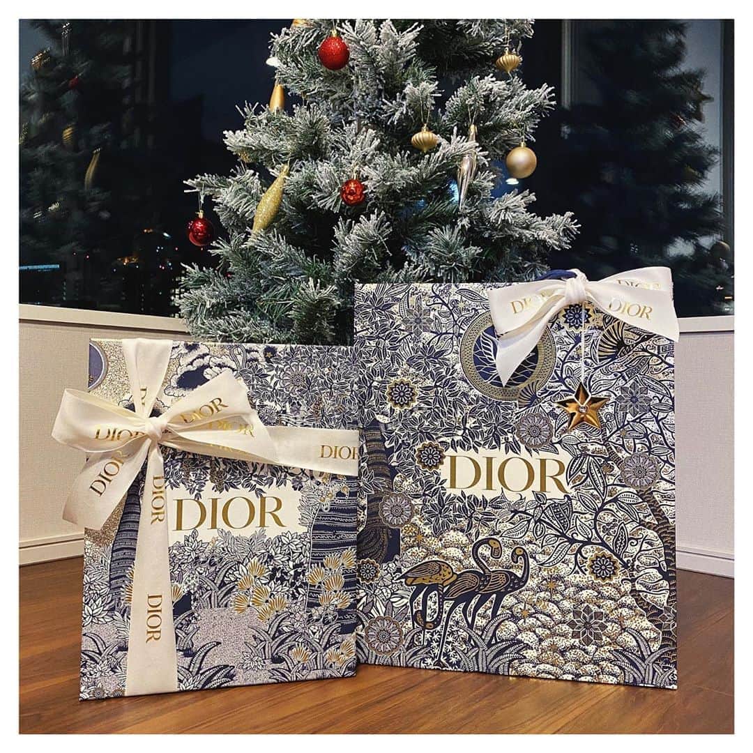 Rionaさんのインスタグラム写真 - (RionaInstagram)「. まだ箱から開けたくない 🥺🎁💛 分かる？この気持ち。（笑） . . #dior #diorbag #ディオール #クリスマス #クリスマスプレゼント」12月26日 14時52分 - riiioona
