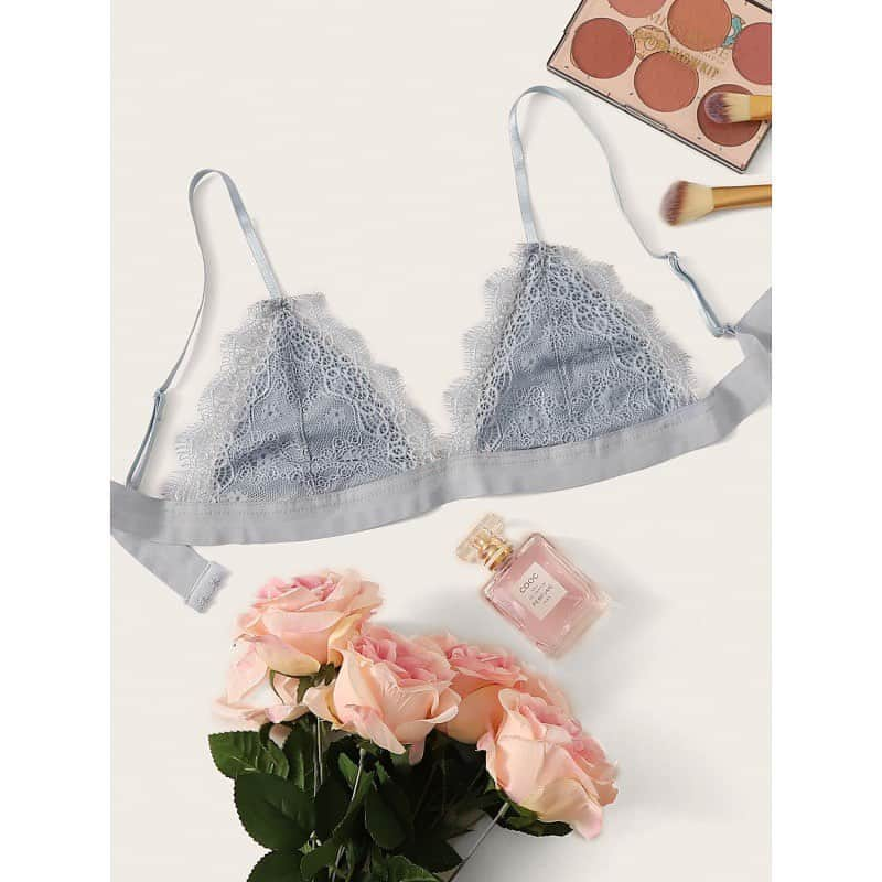 COORDINATESHOP Lingerieのインスタグラム：「フローラルレーストライアングルブラレット 1,730円」