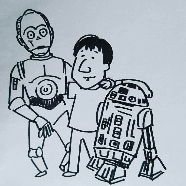 なだぎ武さんのインスタグラム写真 - (なだぎ武Instagram)「『スターウォーズ スカイウォーカーの夜明け』はいつ観れるのか、、 #スターウォーズスカイウォーカーの夜明け  #早く観たいなぁ  #R2-D2  #C-3PO」12月26日 21時43分 - nadagigigi