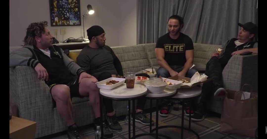 マット・ジャクソンのインスタグラム：「Check out the newest episode of Wrestlers Ordering Room Service w/Kenny Omega!」