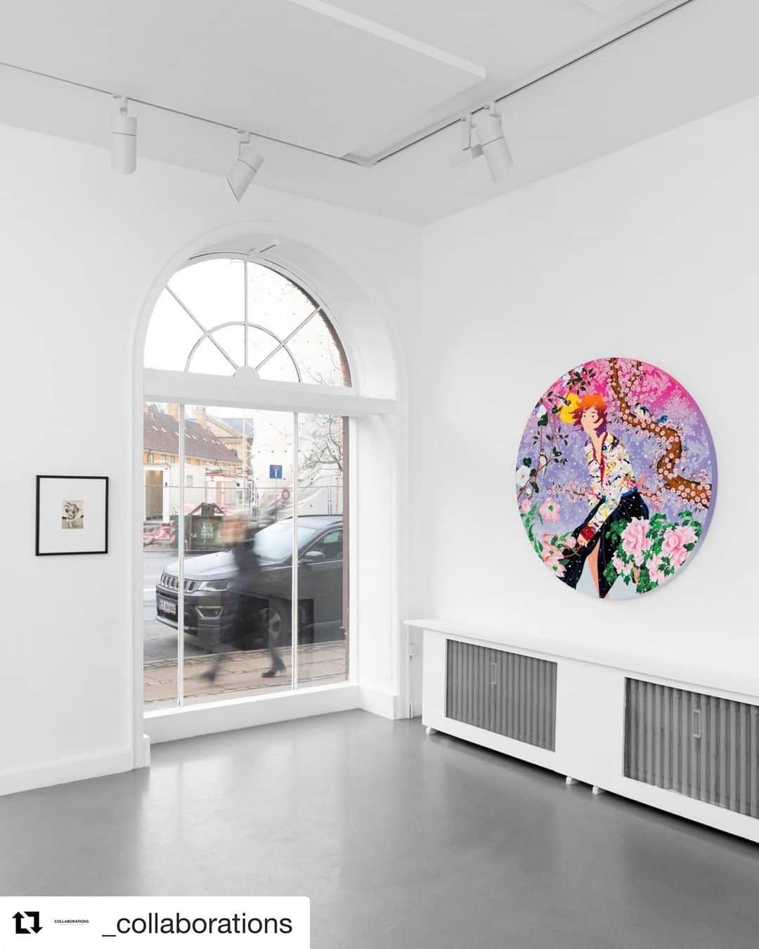 松山智一さんのインスタグラム写真 - (松山智一Instagram)「#Repost @_collaborations  Tomoo Gokita and Tomokazu Matsuyama 🤩⁠ ⁠ Photo by David Stjernholm 📸⁠ @david_stjernholm .⁠ .⁠ .⁠ .⁠ .⁠ .⁠ .⁠ #poofywanwan #collaborations #copenhagen #contemporaryart #japanese #artviewer #paintings #artcollectors #newyork #groupshow #susumukamijo #tomoogokita #misakikawai #susumukamijo #tomokazumatsuyama #harumiyamaguchi #storekongensgade118 #exhibition #artlovers」12月26日 23時10分 - tomokazumatsuyama