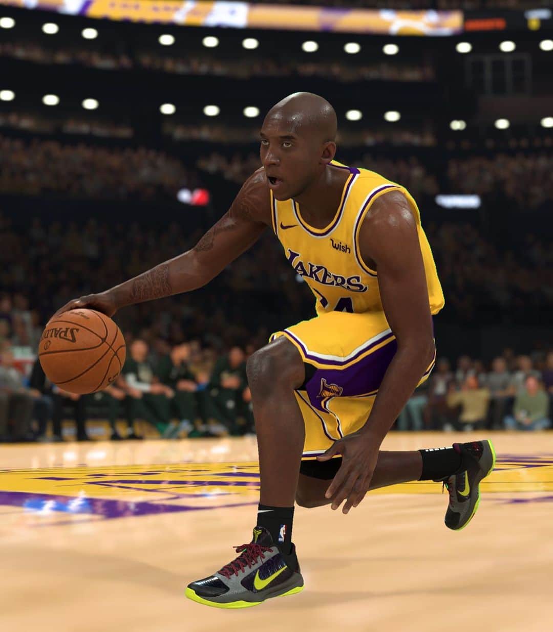 Nike Basketballさんのインスタグラム写真 - (Nike BasketballInstagram)「The Kobe V Protro ‘Chaos’ GE. ⠀ Win a @nba2k MyPLAYERNation game and outscore @kobebryant’s Christmas Day career-high of 42 points in the victory to unlock the limited-edition pair. ⠀ Physical product is limited and only accessible to buy in the U.S. in the SNKRS app. Learn more in our bio link. ⠀ ESRB Rating: EVERYONE with mild language. #NBA2K20 #SNKRS #Nike」12月27日 0時14分 - nikebasketball