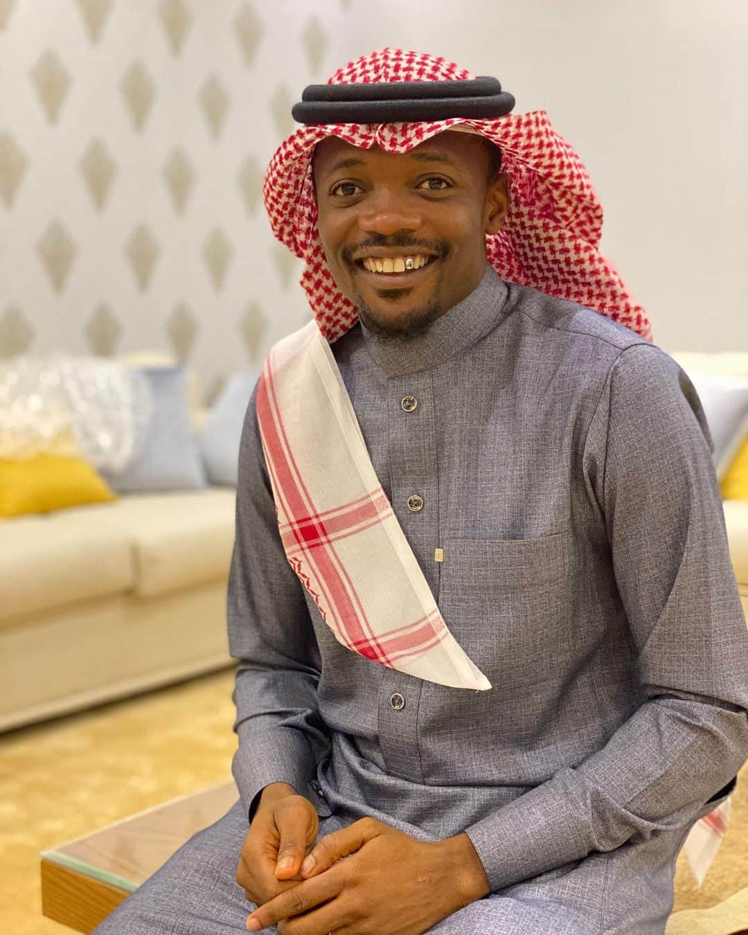 アーメド・ムサさんのインスタグラム写真 - (アーメド・ムサInstagram)「Sheikh Ahmed Musa 🇳🇬🇸🇦 🤔😁 @shehu.official」12月27日 1時23分 - ahmedmusa718