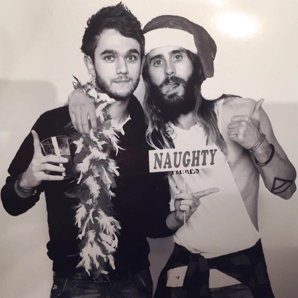ゼッドのインスタグラム：「HAPPY BIRTHDAY TO MY BROTHER @JaredLeto!!! ❤️」