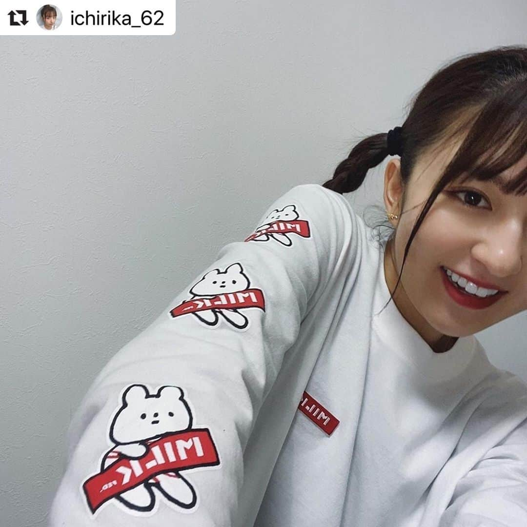 MILKFED.さんのインスタグラム写真 - (MILKFED.Instagram)「@ichirika_62 Thanks❣️ 「MILKFED.xKIKKOUCHAN SLEEVE PT L/S TEE」 #Repost @ichirika_62 with @make_repost ・・・ . かわいい洋服でひたすら 腕ネジって眺めてた〜〜 #milkfed #milkfedjp #ミルクフェド #ミルフェ #fashion #kawaii #きっこうちゃん #ガーリーストリート #ミルクフェド女子 #ミルフェ女子 #りかりこ」12月27日 10時10分 - milkfedjp