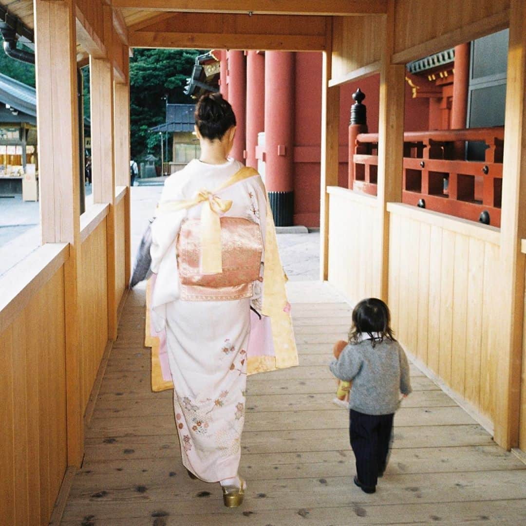 大橋リナさんのインスタグラム写真 - (大橋リナInstagram)「お宮参りに行ってきました。 健やかに成長してね🌿」12月27日 11時00分 - linaohashi