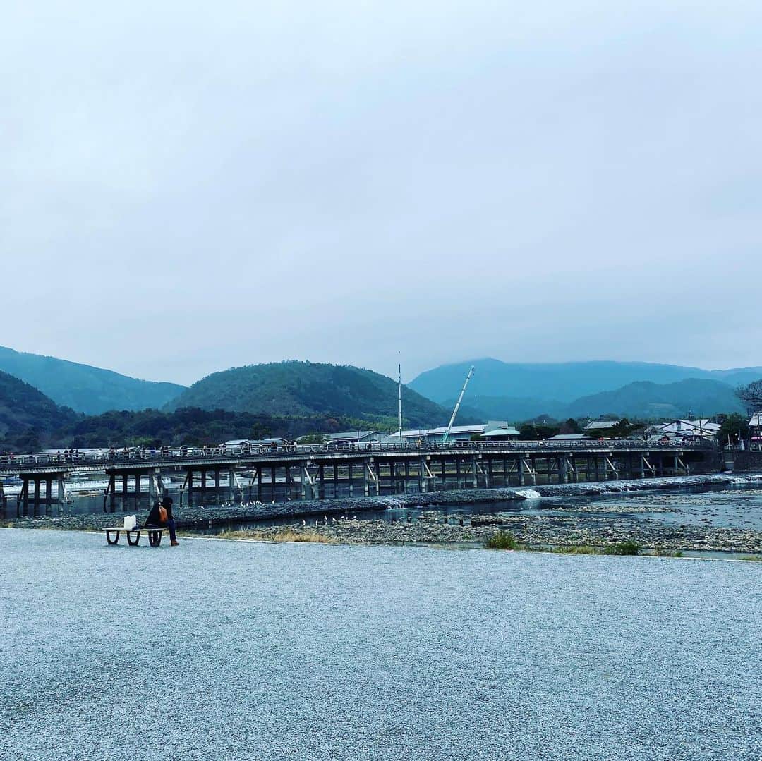 のインスタグラム：「Togetsu-Kyo in kyoto  #日出郎 #渡月橋 #京都」