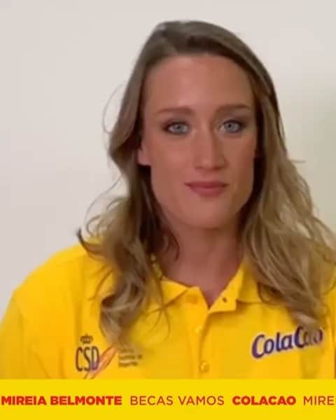 ミレイア・ベルモンテ・ガルシアのインスタグラム：「Este año repito como embajadora de las #BecasVamos y estoy disfrutando mucho escuchando vuestras historias 🏊🏼‍⛹🏻‍⛷🤽🏼‍♀ ¿Y lo mejor de todo? Que todavía estáis a tiempo de participar, entrad en becasvamos.es y contadnos vuestro sueño deportivo 👆🏼💻💥 ¡Mucha suerte a tod@s! 🍀」