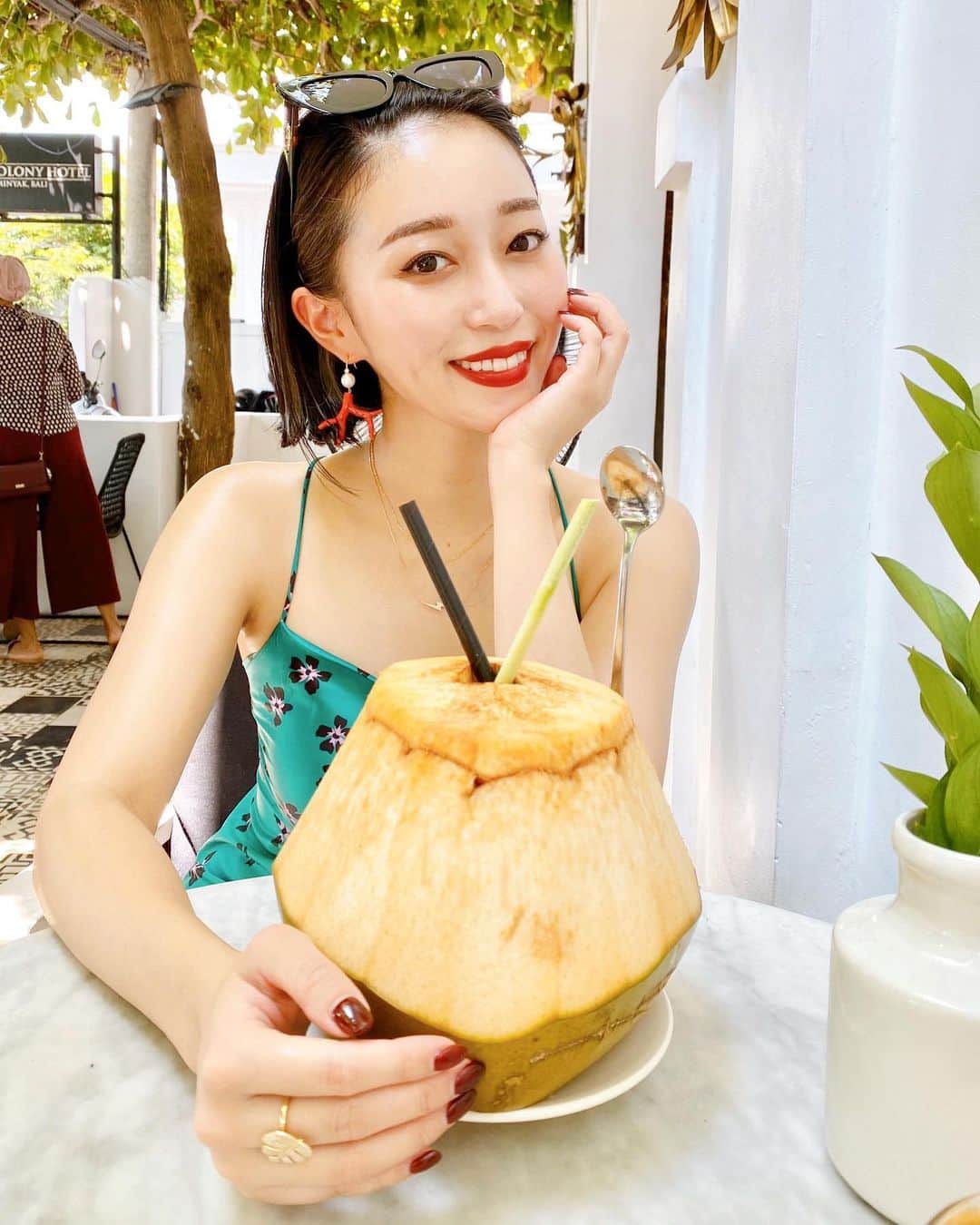 のインスタグラム：「Holiday in BALI🌺 楽しい旅の始まり〜！！！ ・ ・ #bali#holiday #あん旅」