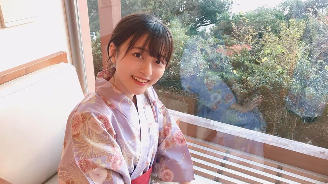 斉藤瑞季のインスタグラム：「年末恒例になってきている家族での温泉旅行♨️ はー、幸せだーーーー！😭 2019年もお疲れ様でした。 帰ったら断捨離しなきゃ！」
