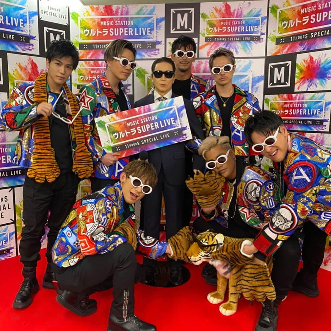 ミュージックステーションさんのインスタグラム写真 - (ミュージックステーションInstagram)「Mステ #ウルトラSUPERLIVE ‬ 11時間生放送中！  まもなく　三代目 J SOUL BROTHERS『Yes we are』　『Rat-tat-tat』  #三代目JSB #ウルトラタモリ #Mステ」12月27日 19時31分 - ex_musicstation