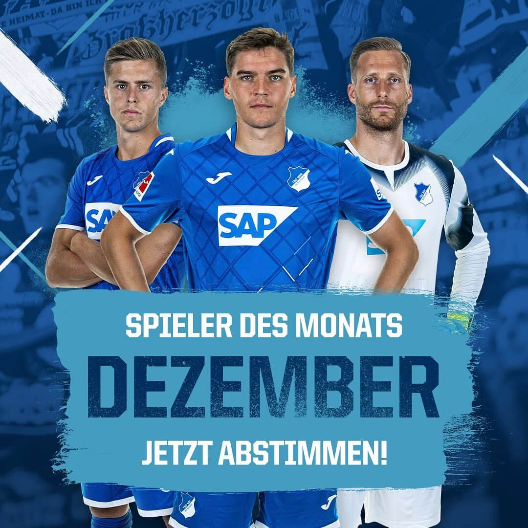 TSG1899ホッフェンハイムさんのインスタグラム写真 - (TSG1899ホッフェンハイムInstagram)「Wählt den #TSG-Spieler des Monats❗️ Jetzt abstimmen auf achtzehn99.de 🌐」12月27日 20時14分 - tsghoffenheim