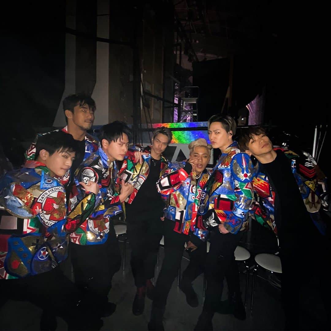 のインスタグラム：「MUSIC STATION SUPER LIVE💥 #三代目JSOULBROTHERS #JSB #登坂広臣  #Mステ #タモリさん　 お疲れ様です✨また来年も宜しくお願い致します😎✨」