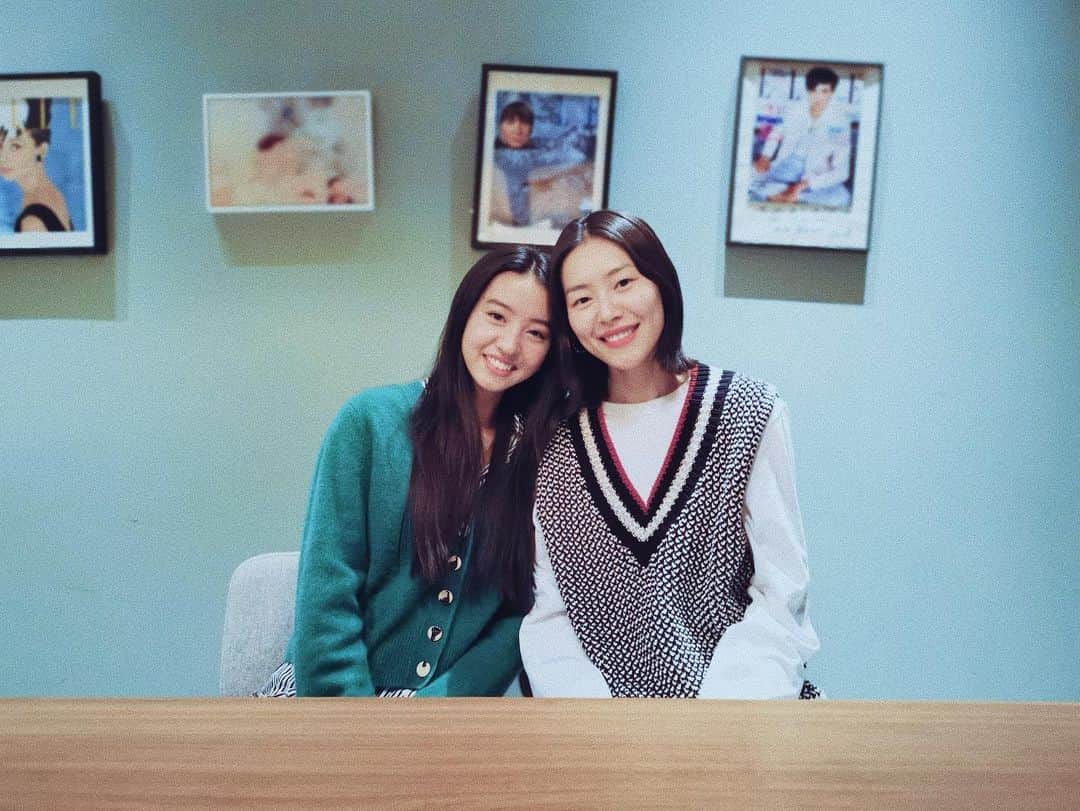 リウ・ウェンのインスタグラム：「Finally met the lovely @koki on the final Friday of 2019! 👭💞」