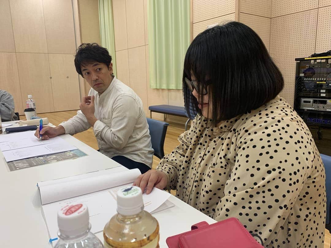 信江勇のインスタグラム：「#ストスパ  ラスト稽古でしたー💕  ここはいったいどのシーンかは見てからのお楽しみ( ꈍᴗꈍ)  来年も直ぐに稽古に入るので頑張ってセリフを覚えます(^O^;)」