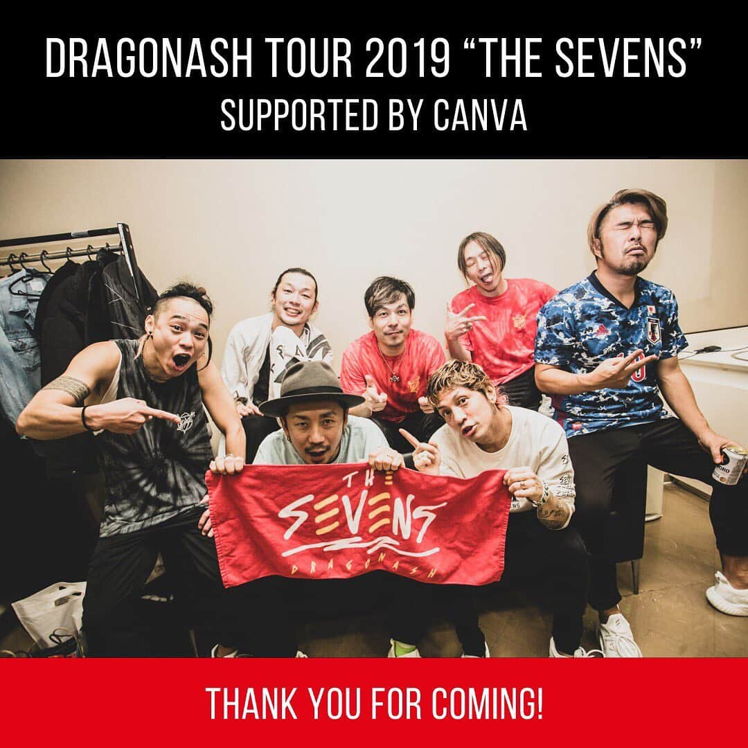 Dragon Ashさんのインスタグラム写真 - (Dragon AshInstagram)「DRAGONASH TOUR 2019 "THE SEVENS" supported by Canva final @ Zepp DiverCity (TOKYO)  photo by @nekoze_photo  #flyover  #DA_livephoto」12月28日 2時13分 - dragonash_official