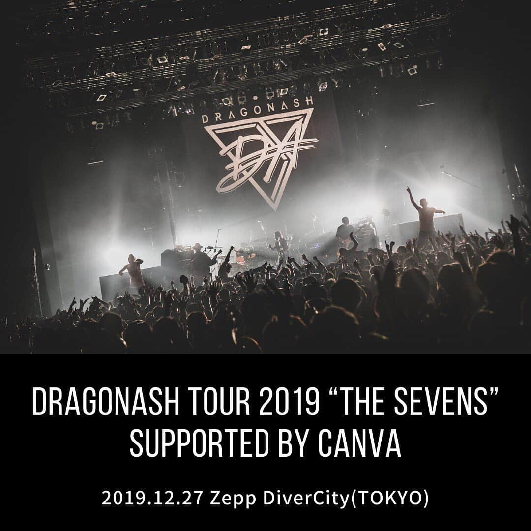 Dragon Ashさんのインスタグラム写真 - (Dragon AshInstagram)「DRAGONASH TOUR 2019 "THE SEVENS" supported by Canva final @ Zepp DiverCity (TOKYO)  photo by @nekoze_photo  #flyover  #DA_livephoto」12月28日 2時13分 - dragonash_official