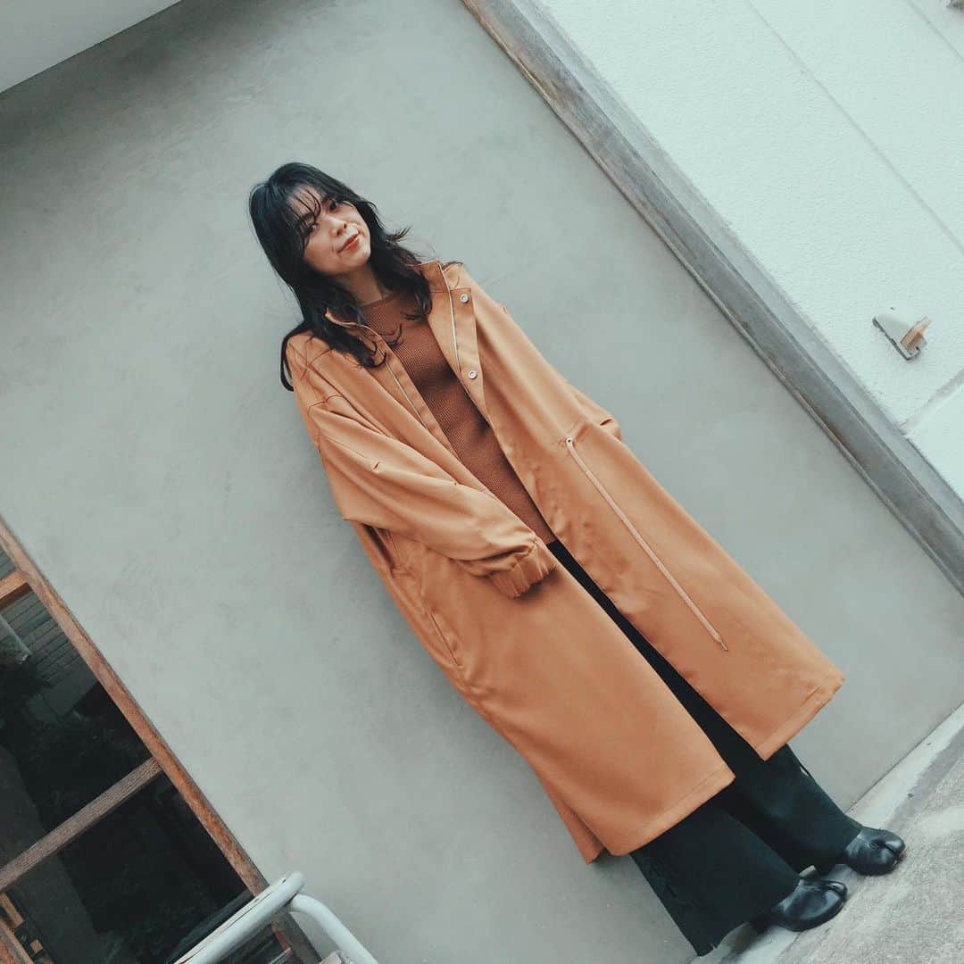 のインスタグラム：「@sosite.co.jp で着たこのアウター可愛かった🤎最近ブラウンばっかり☺️#fukuoka#japan」