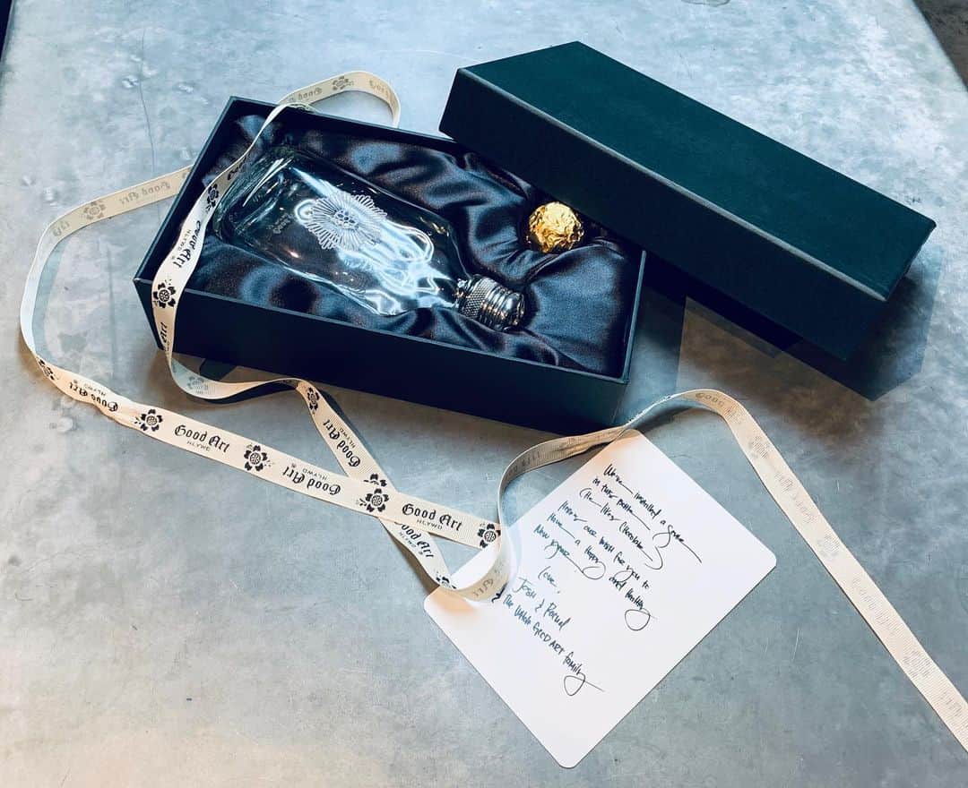 杉原勇武のインスタグラム：「I received wonderful presents from my American friends, Josh and Rachel.  Thank you.」