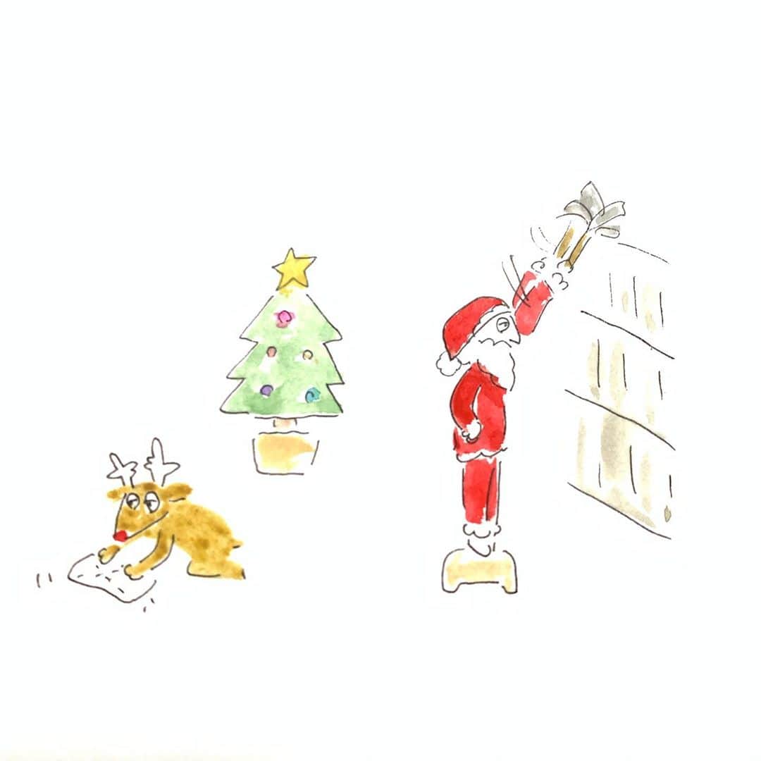 ハルペイさんのインスタグラム写真 - (ハルペイInstagram)「🧤 さーて、 クリスマスツリーしまわなきゃ〜😂💦 . #大掃除 #クリスマス終了 #また来年 . #年末大掃除 #年末 .  #harupei#ハルペイ#doodle#draw#drawing#illustrator#illustration#japan#絵#雑貨#湘南#イラスト#イラストレーター#ゆるい#茅ヶ崎」12月28日 11時49分 - harupeipei
