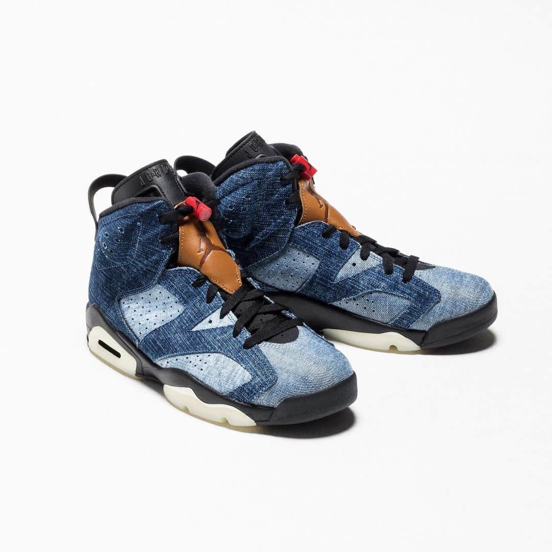 UNDFTDさんのインスタグラム写真 - (UNDFTDInstagram)「Air Jordan Retro 6 'Washed Denim' // Available 12/28 at All Undefeated Chapter Stores and Undefeated.com」12月28日 13時01分 - undefeatedinc