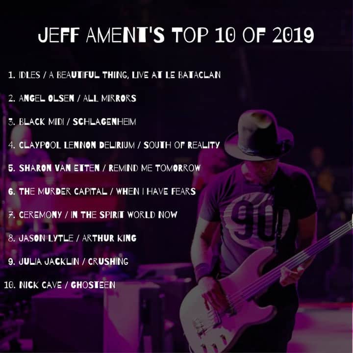 パール・ジャムさんのインスタグラム写真 - (パール・ジャムInstagram)「Listen to #JeffAment's Top 10 albums of 2019 at the link in bio.  What made your list?」12月29日 2時09分 - pearljam
