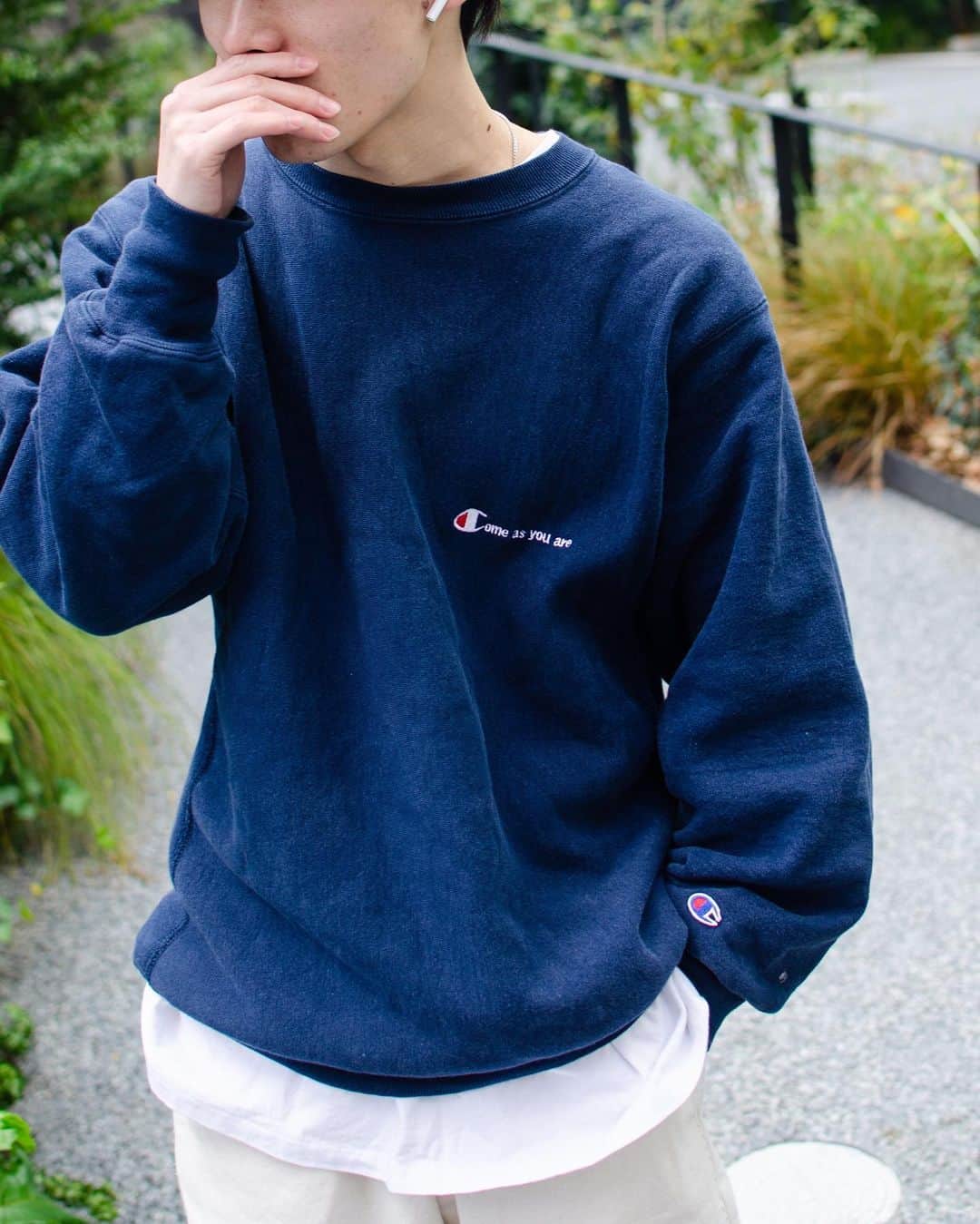 yukiのインスタグラム：「ㅤㅤㅤㅤㅤㅤㅤㅤㅤㅤㅤㅤㅤ come as you are  90's made in usa 岡山の児島のSUNNY SIDE UPにて」