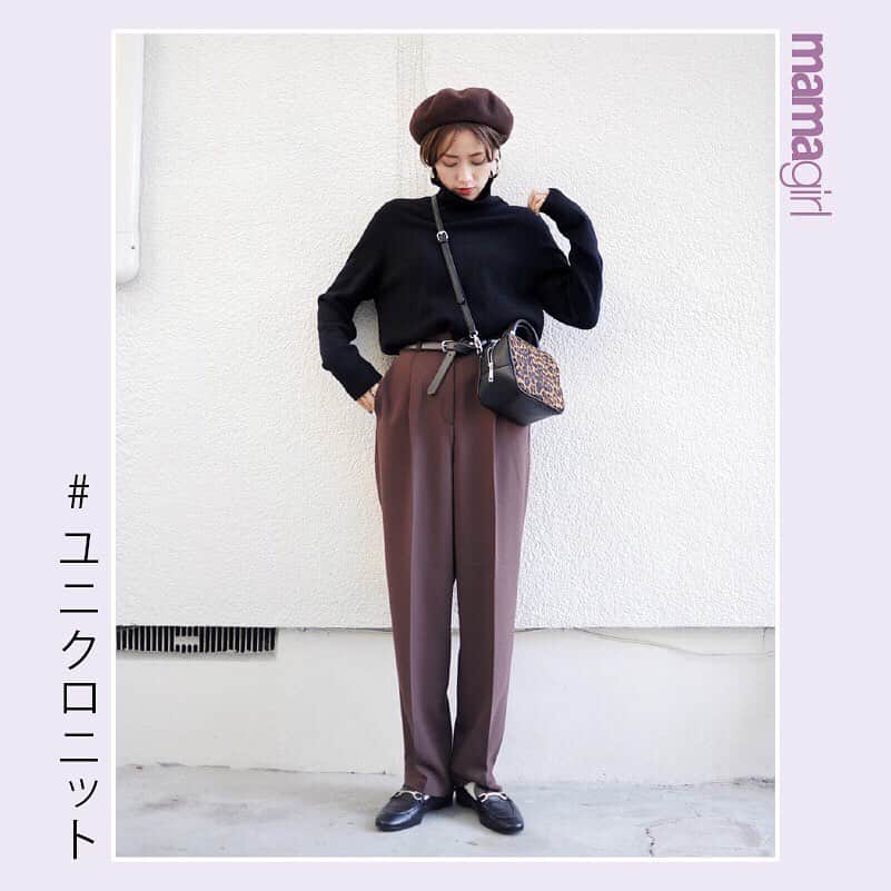 のインスタグラム：「. . #mamagirl からピックアップ♡ . 『ユニクロニットがアツい💗』 . ユニクロのニットはシンプルでどんなボトムにも合う優秀アイテムばかり☝️💖 おしゃれママたちの着こなしをチェック✔️♩ 年末セールもやってるそうなので、ぜひ参考にしてみてね💓 . @mikiaoba さん @__moe.26_________ さん @n.etsuu さん @mmk.xoxo さん . タグ付け、そして素敵なお写真ありがとうございます😌💕 . . ----------------------------------------------- mamagirlでは、ママ、パパ、マタニティママ、皆様からの投稿をお待ちしております♪ . 投稿方法は#mamagirl を付けるだけ！ . ✨素敵なお写真は、mamagirl instagram、Facebook、twitter、公式アプリkirarapostの記事内で紹介させていただきます。 . . mamagirlの公式アプリkirarapostではinstagramでは見られないおしゃれママ情報がたくさん！ . プロフィールよりぜひダウンロードしてください❤️ . . #ママコーデ #ママファッション #プチプラコーデ #プチプラファッション #着回しコーデ #コーディネート #男の子ママ #女の子ママ #冬コーデ #冬ファッション #ユニクロ #ユニクロコーデ #uniqlo #スフレヤーンタートルネックチュニック #ニットコーデ #大人カジュアル」