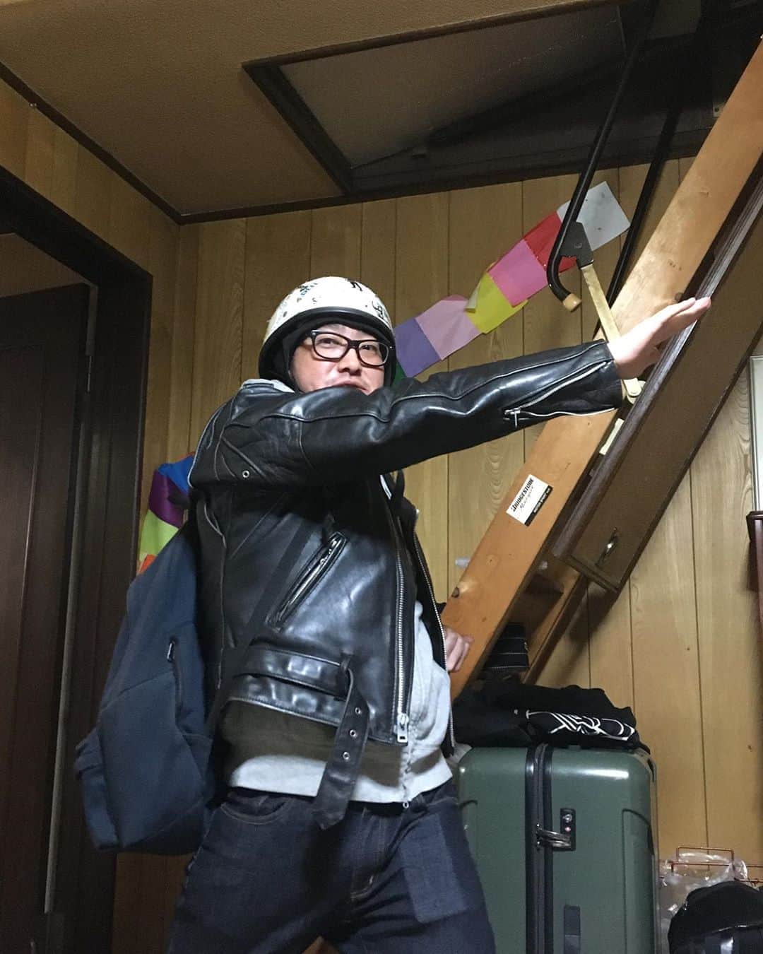 原田大輔のインスタグラム：「(｀･ω･´)ふぉおぉおお #アキオ  #原田精肉店」