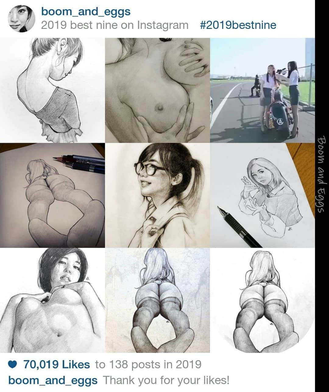 Toshiさんのインスタグラム写真 - (ToshiInstagram)「* 【 Thank you all!!😀😀🙇🙇🙏🙏 】 #artwork#art#drawing#絵#illustration#イラスト#art#artwork#sketch#pencil#pencildrawing#sketchbook#mechanicalpencil#鉛筆画」12月28日 22時13分 - boom_and_eggs