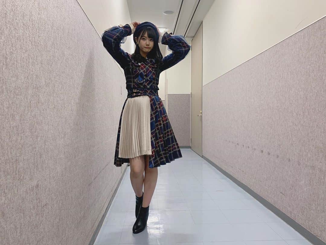 瀧野由美子さんのインスタグラム写真 - (瀧野由美子Instagram)「初めてベレー帽担当でした ☺️💕 #STU48 #瀧野由美子 #mステスーパーライブ  #ベストアーティスト2019  #ベレー帽 #チェック柄  #idol #AKB48」12月28日 22時46分 - yumiko_anko