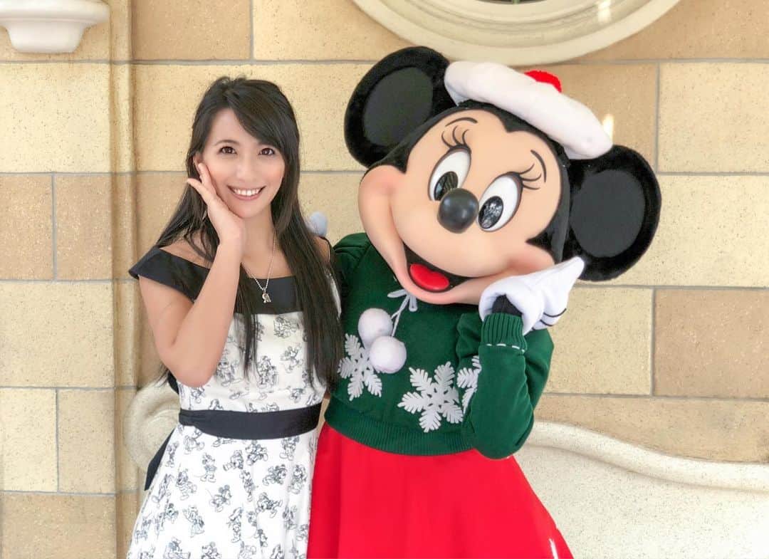 矢部あやのインスタグラム：「201811 4day クリスマスミニー♡ 横しか撮ってくれなかった… ・」