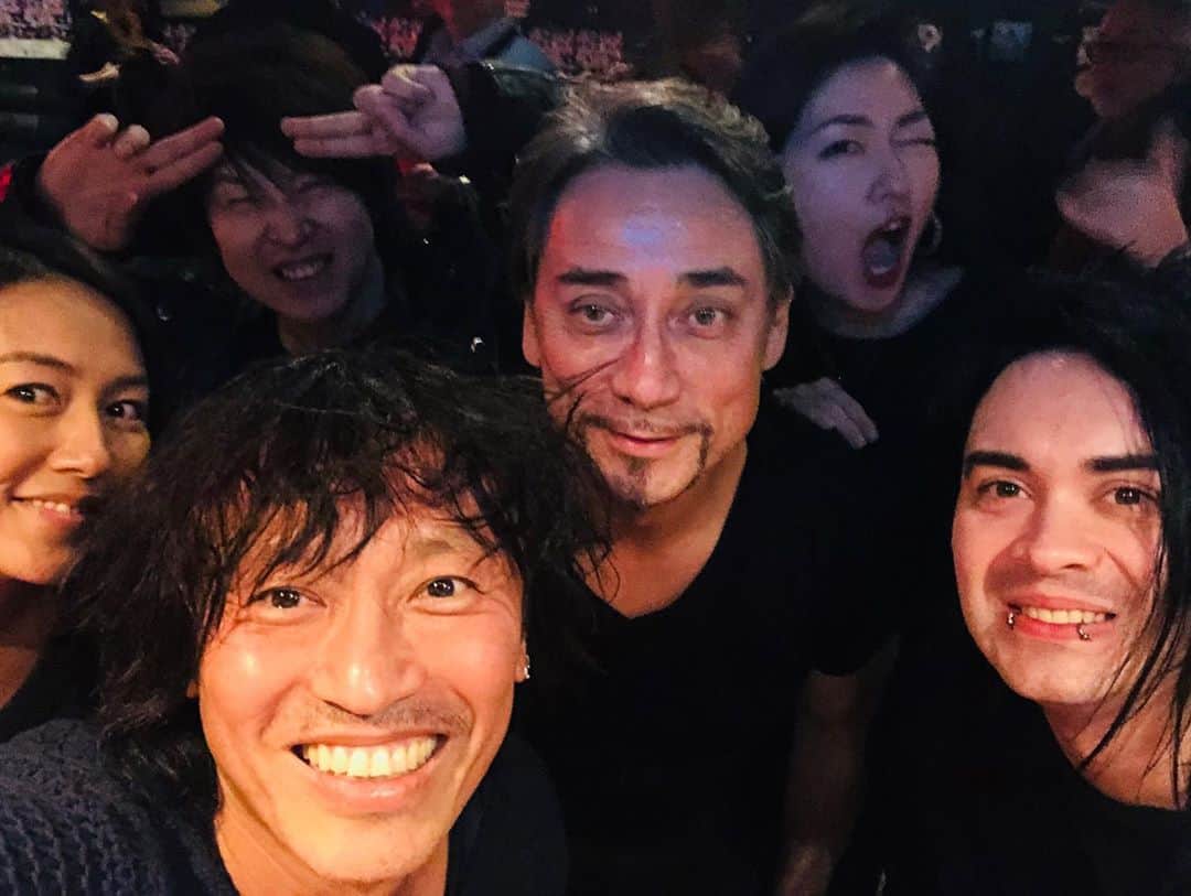 日野賢二のインスタグラム：「Fun nite:we started off w/ Chris Peppler gig @Bow Haus w/Henrik ,Takayuki,then to Alfie Yusuke,Shibaryo: then RPM w/Mak Daddy,Hank,Yorie,Akira,Gino&Takayuki^ ^  Good Night!」