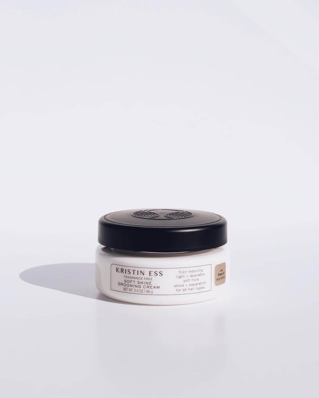 Kristin Essのインスタグラム：「SOFT SHINE GROOMING CREAM⁣ ⁣ My goal with Soft Shine Grooming Cream was to make what I consider to be the most universal styling product of all time. Big aim, I know! 👋🏼🤓 Texture wise, this is a thick paste with very little hold. Imagine if you could get a shine serum in pomade/cream form... it’s like that! ✨ So far, I’ve used it to add shine to air dried hair, add separation to wavy hair, I use it as a braid aid, I use it to give a little boost stick straight hair, to style short hair, to tackle flyaways, to create chic/sleek ponytails, to decrease the appearance of split ends, re-coil a curl that got broken up, add a little weight to hair that gets that “fluff, I LOVE using it to calm frizz + static... I mean, I could go on and on 🤷‍♀️ ⁣ •fragrance free⁣⁣⁣ •silicone free⁣⁣⁣ •sulfate free⁣⁣⁣ •phthalate free⁣⁣⁣ •paraben free ⁣⁣⁣ •gluten free⁣⁣⁣ •cruelty free + vegan⁣⁣⁣ •color + keratin safe⁣⁣⁣ ⁣⁣⁣ Launches on Target.com + in @target stores tomorrow 12.29.19」