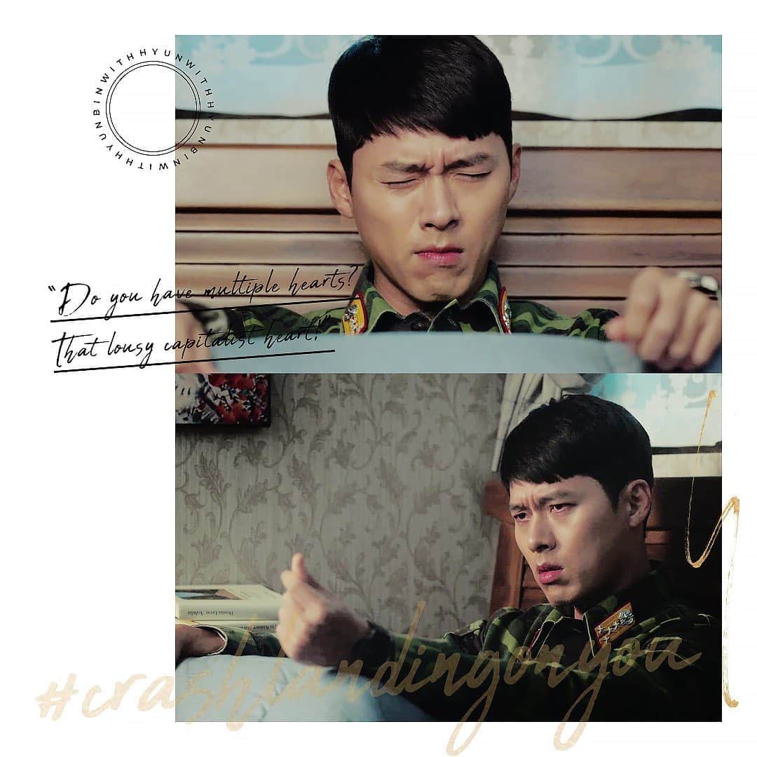 ヒョンビンのインスタグラム：「“Do you have multiple hearts?” ⁻ᴿᴵ ᴶᵁᴺᴳ ᴴʸᵁᴷ ⁽ᴱ⁰⁵⁾ —— #crashlandingonyou #사랑의불시착 #hyunbin #현빈 #ヒョンビン #玄彬」