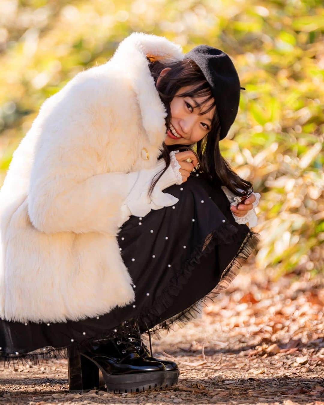 相沢菜々子さんのインスタグラム写真 - (相沢菜々子Instagram)「普段と違ったテイストの お洋服を頂いたので着させていただきました！ 撮影会ありがとうございました😊 👗@lizlisa_official_japan 👒@unitedarrows_official」12月29日 12時00分 - nanako_aizawa