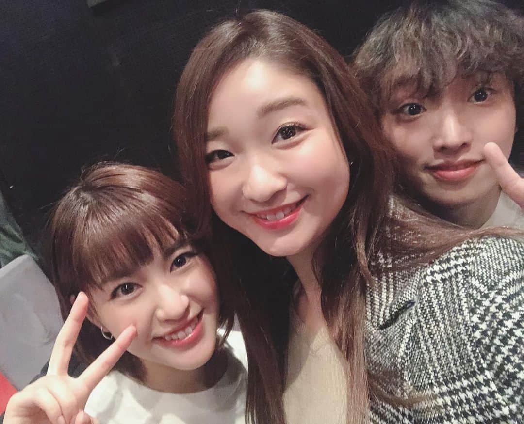 のインスタグラム：「#フクロウガスム　観劇してきました😊  #リターンカコミラ　でらうちゃん #シットアンドロブスター　で平ちゃん と共演させてもらいました✨  二人の気力と体力の要るお芝居に圧巻！  観に行けて良かったよ〜☺️ 今日の千秋楽も応援しています！」