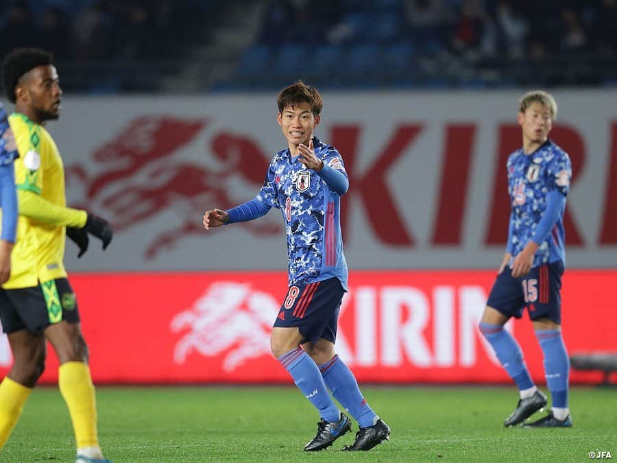 日本サッカー協会さんのインスタグラム写真 - (日本サッカー協会Instagram)「📸Match photos④｜#U22日本代表、大量9得点でジャマイカに勝利 ・ ⚽82' #一美和成（#京都サンガFC ） ⚽88' #三笘薫 （#筑波大 ） ⚽90+5' #岩崎悠人 （#北海道コンサドーレ札幌 ） ・ キリンチャレンジカップ2019 🇯🇵U-22日本代表 9-0 U-22ジャマイカ代表🇯🇲 ・ 📅12/28(土) 19:20KO 📍トランスコスモススタジアム長崎 👉大会情報はJFA.jpへ ・ #jfa #daihyo #キリチャレの日 ――― >>NEXT MATCH AFC U-23選手権タイ2020（1/8～26） 2020/1/9  22:15 🆚U-23サウジアラビア🇸🇦 2020/1/12 22:15 🆚U-23シリア🇸🇾 2020/1/15 22:15 🆚U-23カタール🇶🇦 📺テレビ朝日系列 ―――」12月29日 9時48分 - japanfootballassociation